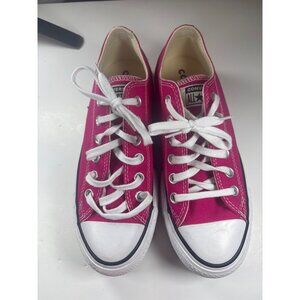 Converse All Star Pink Canvas Low-Top Sneakers Womens Size 5 US